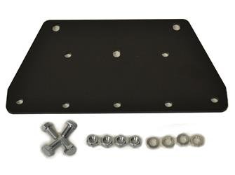 Winch Mount Warn 60272 For 1500 to 3500 Pound Winches, Fixed Mount, Powder Coated - Young Farts RV Parts