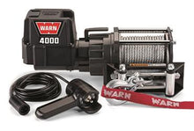 Load image into Gallery viewer, Winch Warn 94000 4000 DC Series, Vehicle Mounted, Trailer Winch, 12 Volt Electric, 4000 Pound Line Pull Capacity, 43 Foot Wire Rope, Roller Fairlead, Wired Remote - Young Farts RV Parts