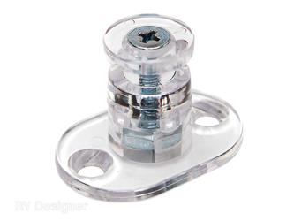 Window Shade Cord Retainer RV Designer A312 Hold Curtains Back From Window; Used To Secure The Window Shade Tension Cords To Pleated Shades; Clear - Young Farts RV Parts