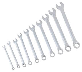 Wrench Performance Tool W30202 Combination, 1/4"/ 5/16"/ 3/8"/ 7/16"/ 1/2"/ 9/16"/ 5/8"/ 11/16"/ 3/4" And 13/16", Nickel Chrome Plated, Chrome Alloy Steel - Young Farts RV Parts