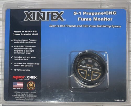 Xintex S-1 Propane/CNG Fume Monitor - Young Farts RV Parts